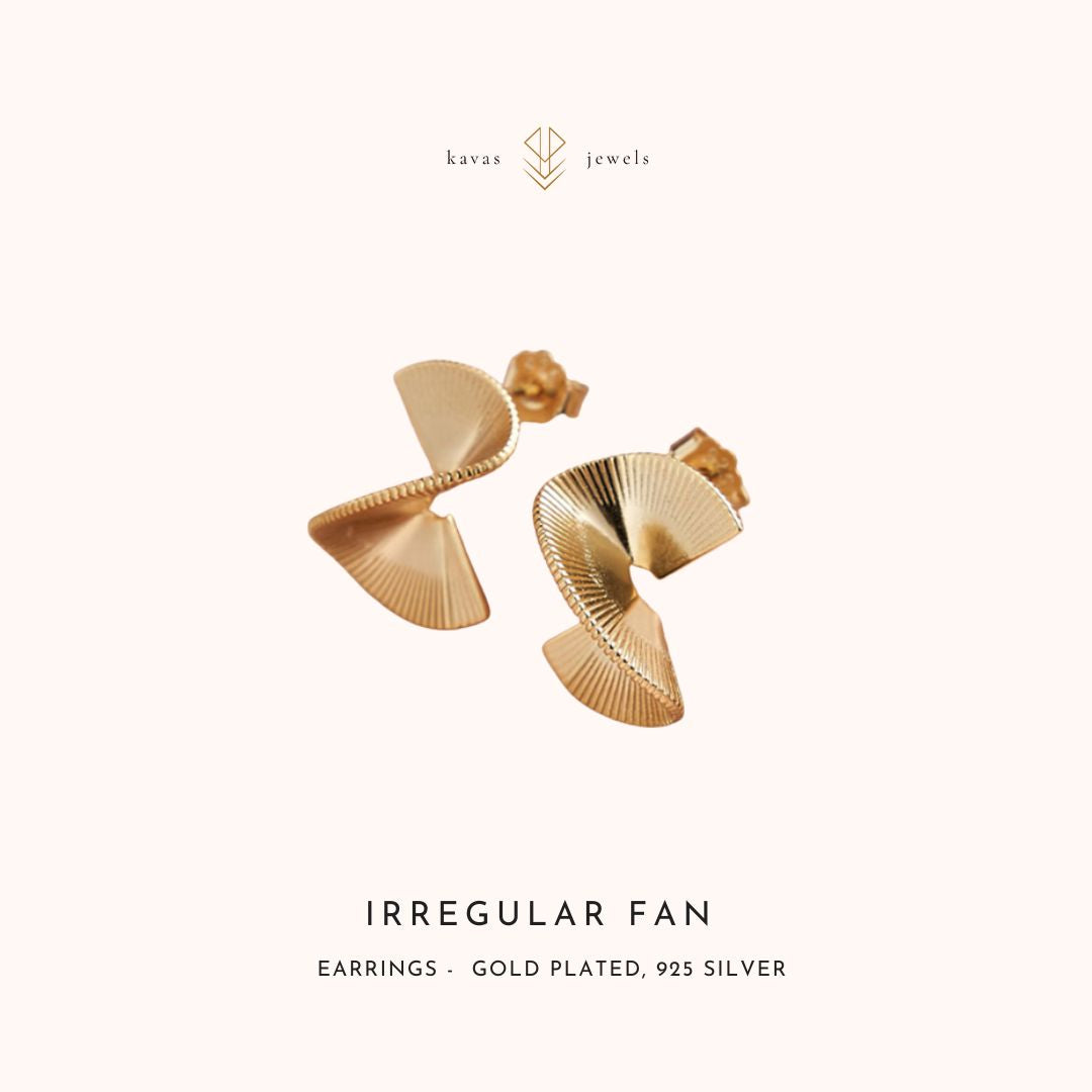 Irregular Fan Earrings