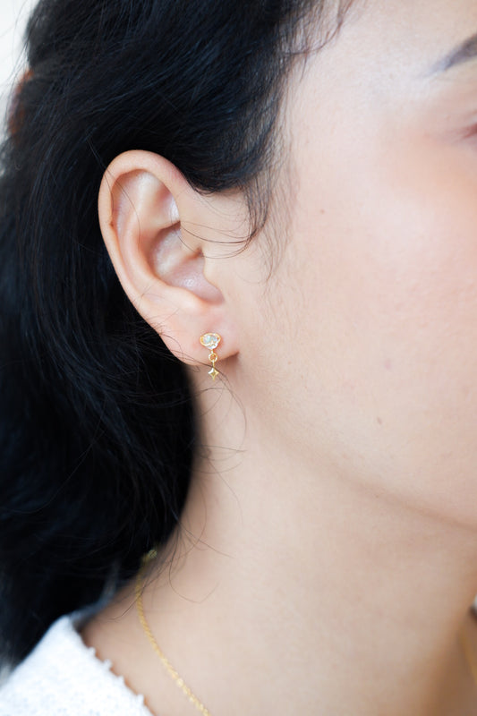Aurielle Lunar Drop Earrings