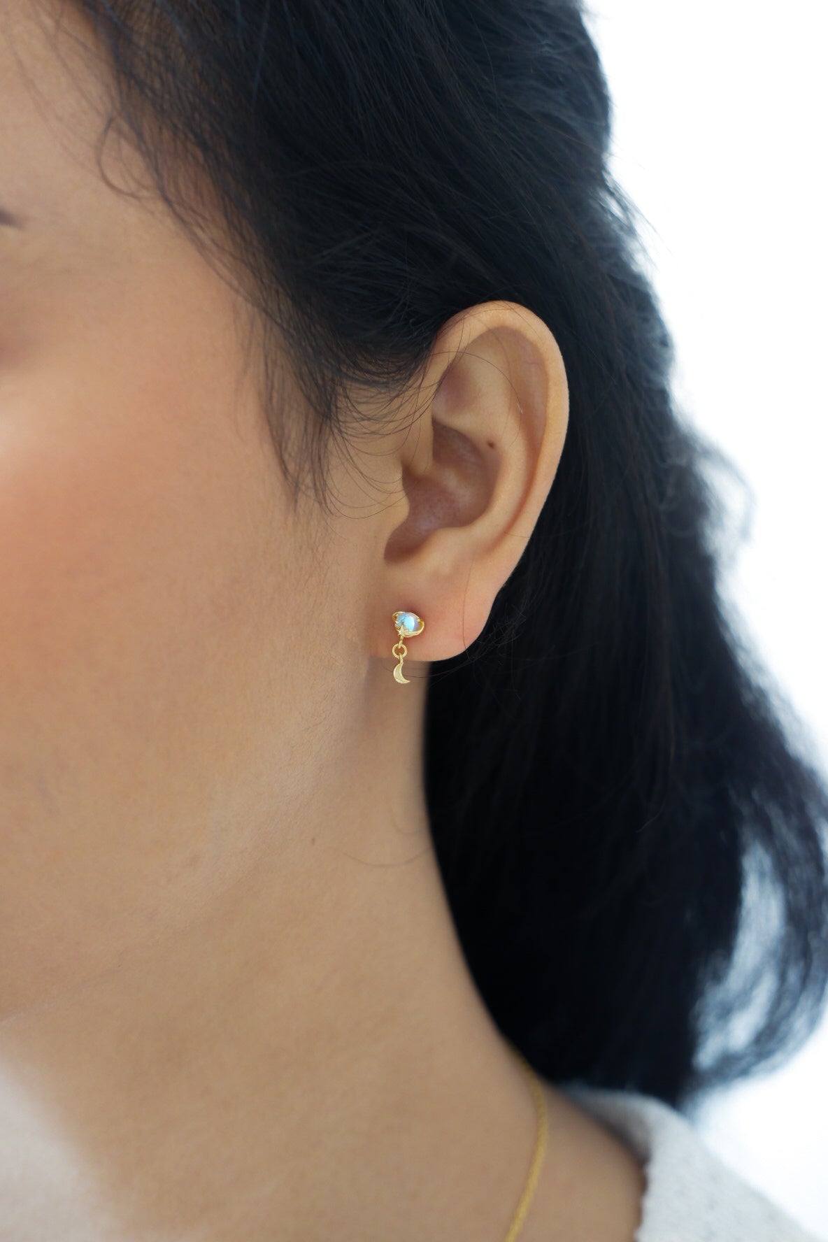 Aurielle Lunar Drop Earrings