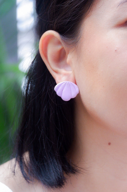 Lilac Sea Bloom Earrings