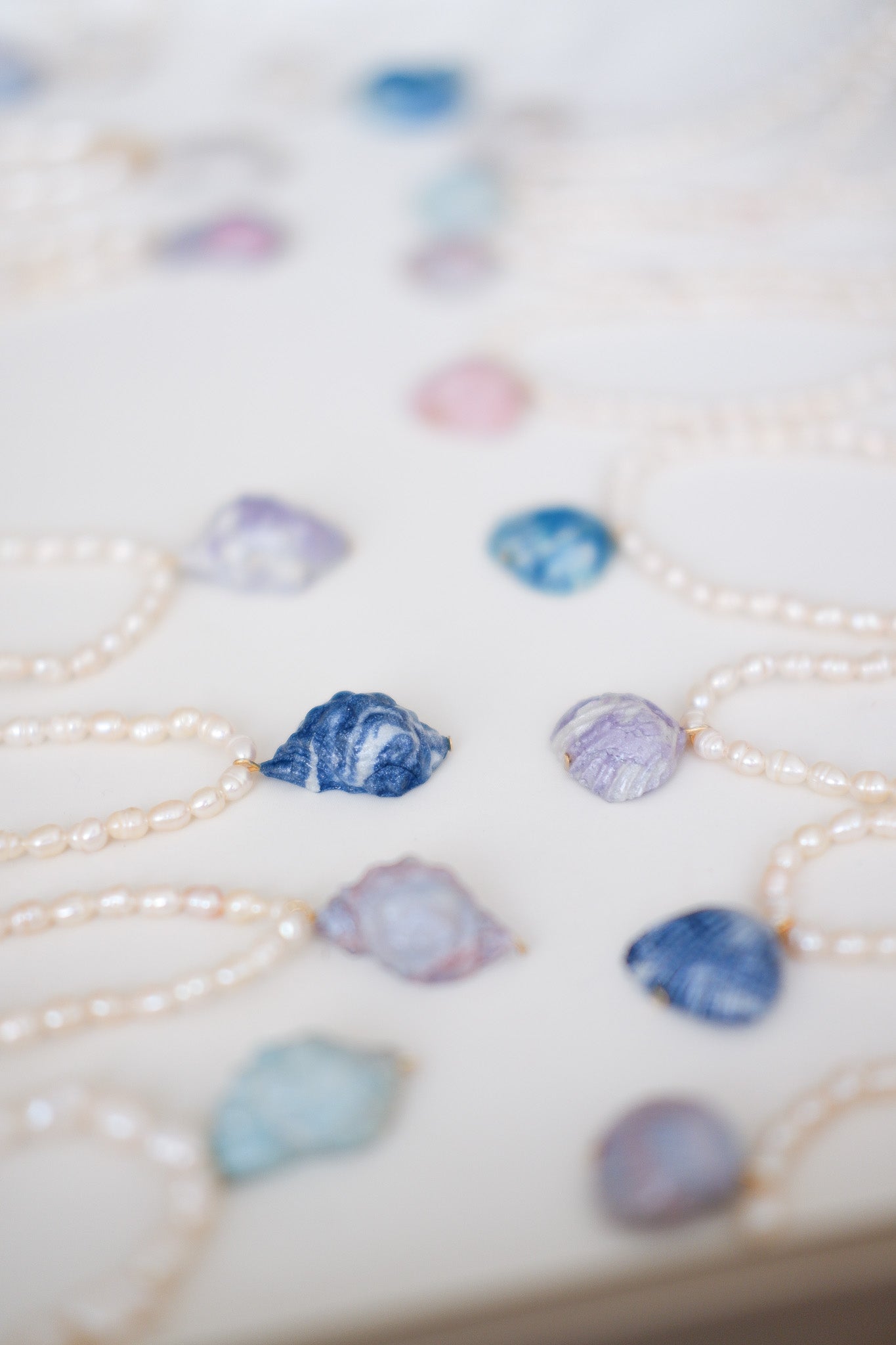 Baroque Pearl White Shell Necklace