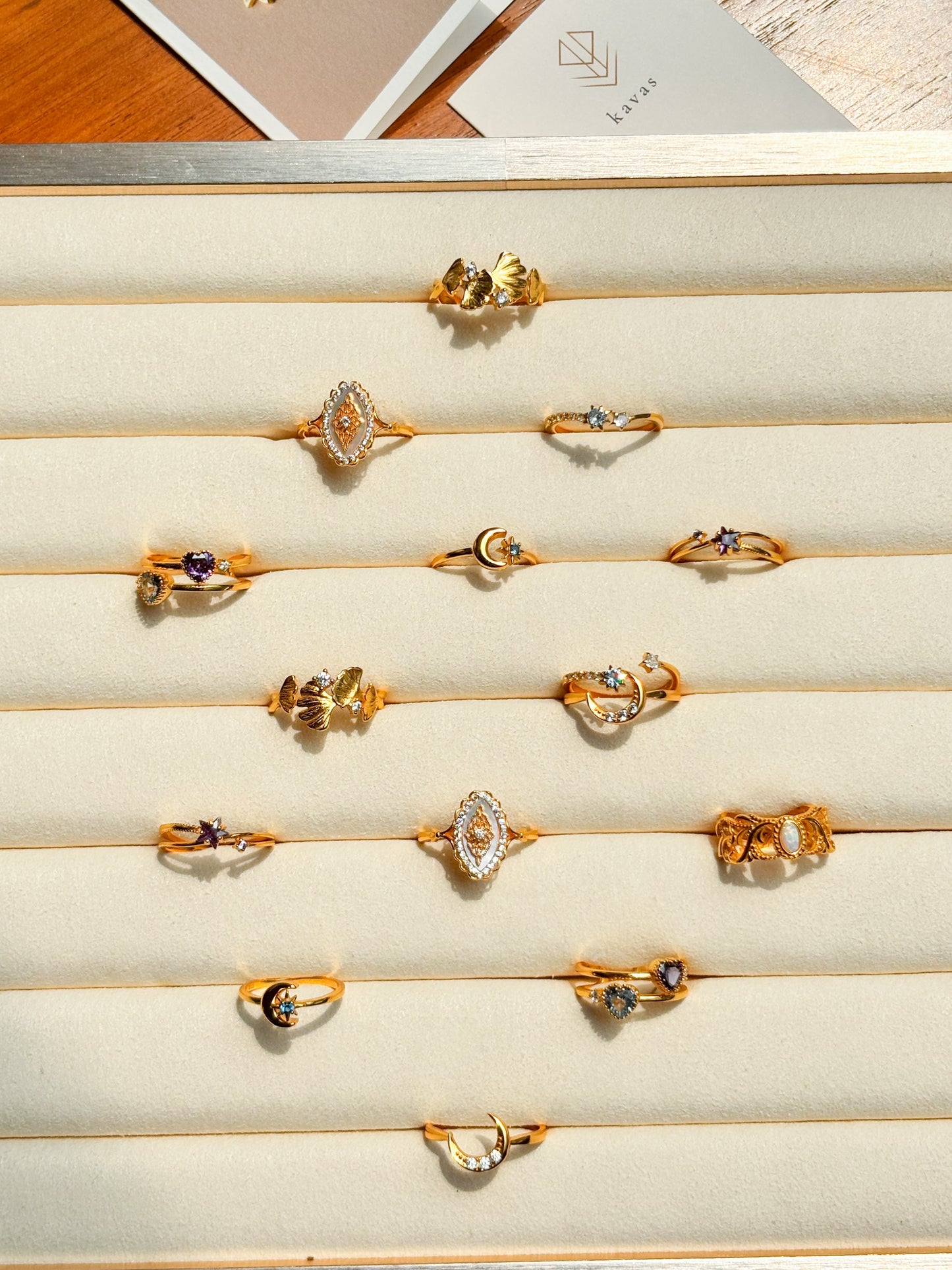 Ginkgo Flower Ring