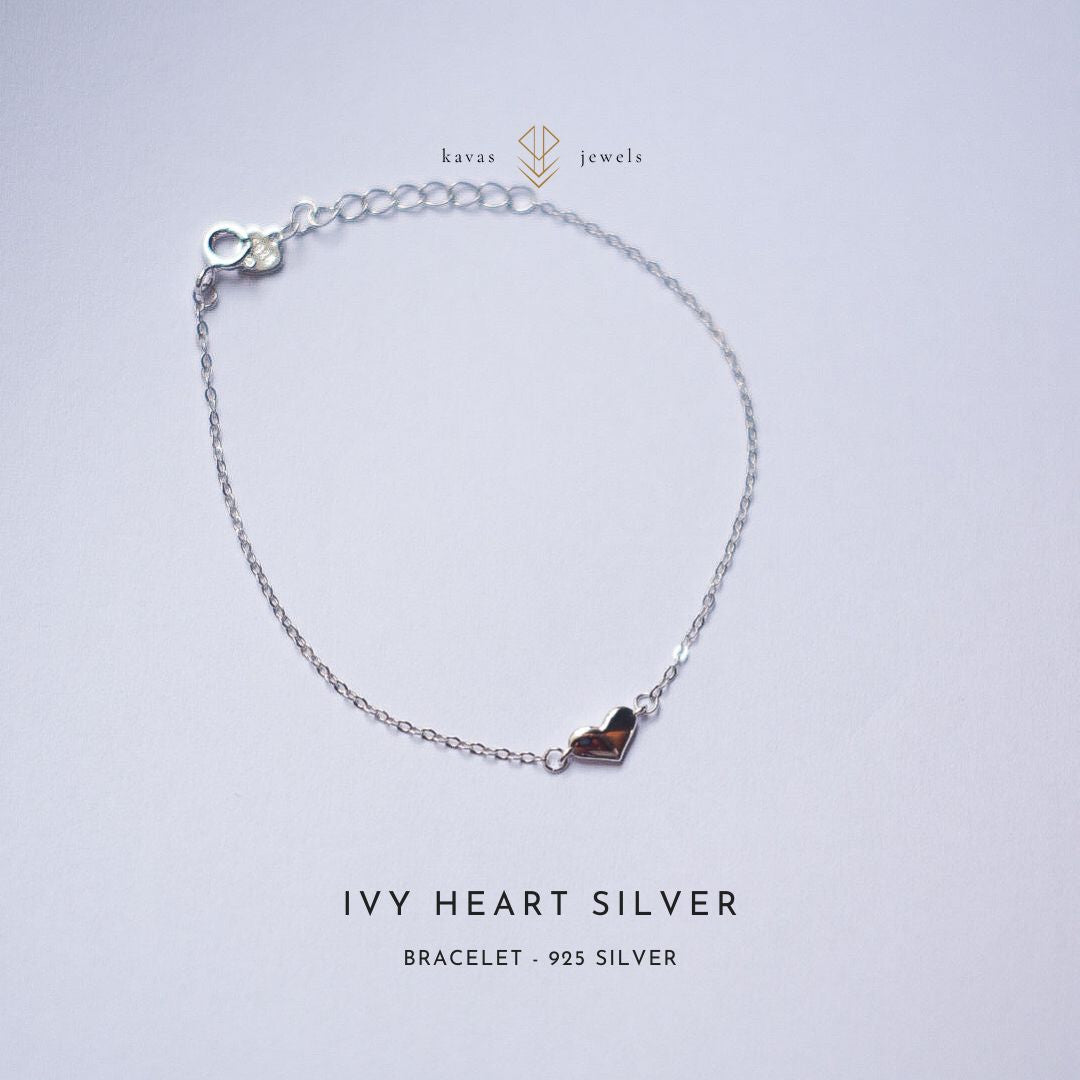 Ivy Heart Bracelet