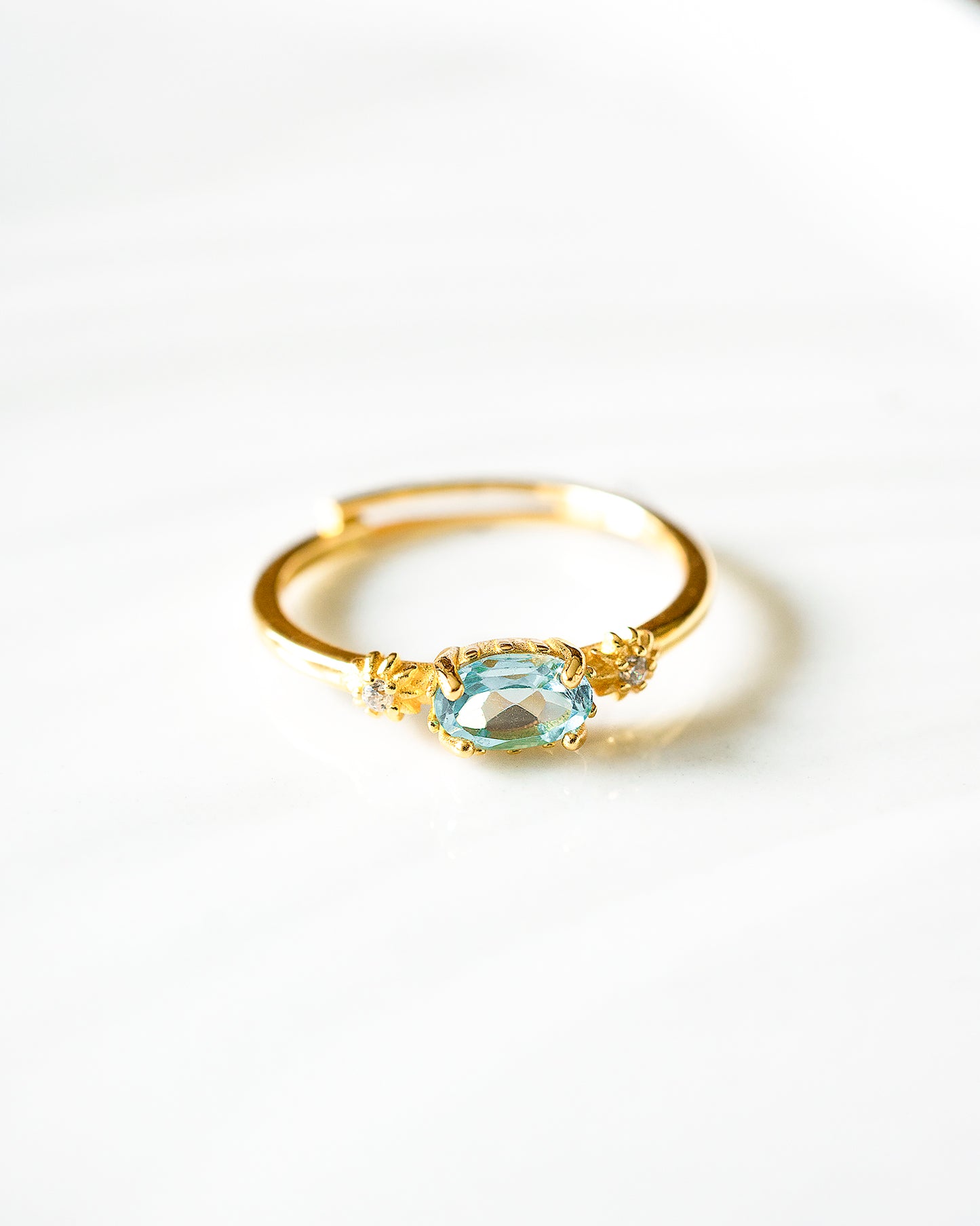 Penelope Sky Blue Topaz Ring