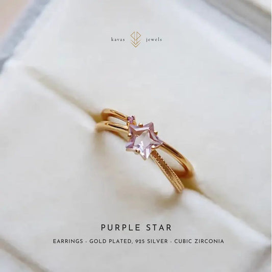 Purple Star Ring