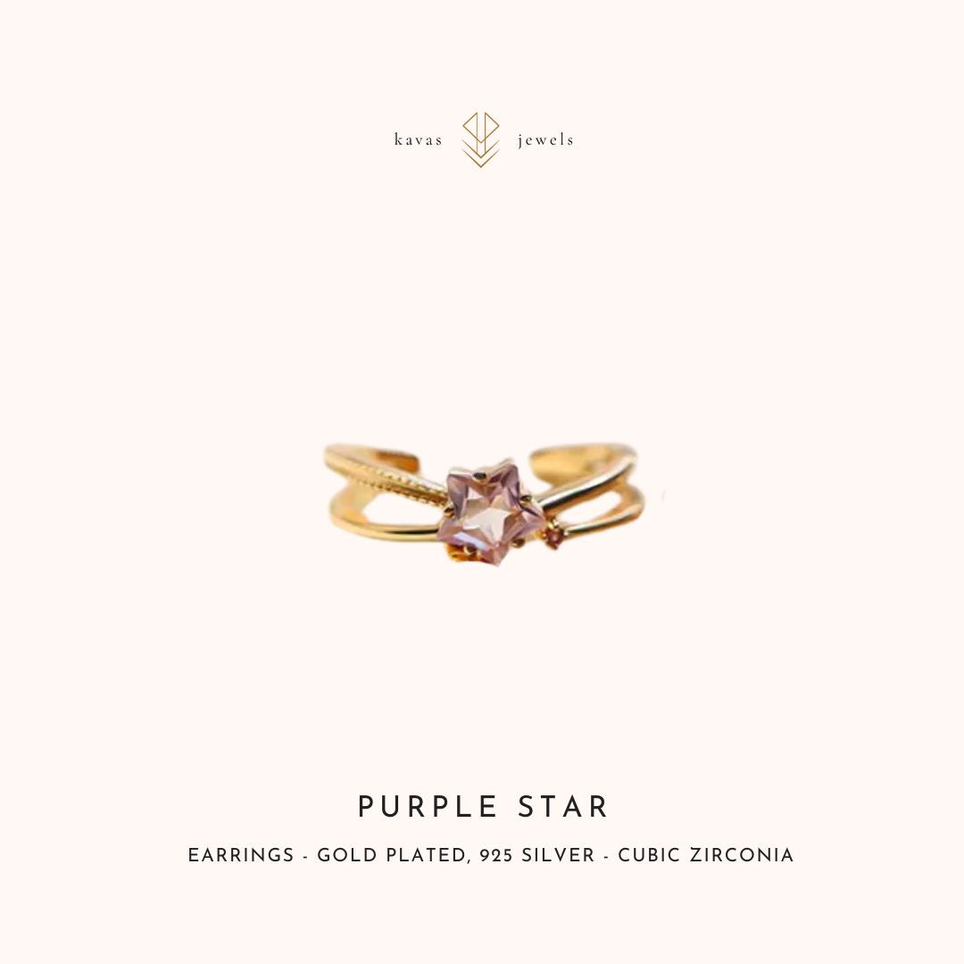 Purple Star Ring