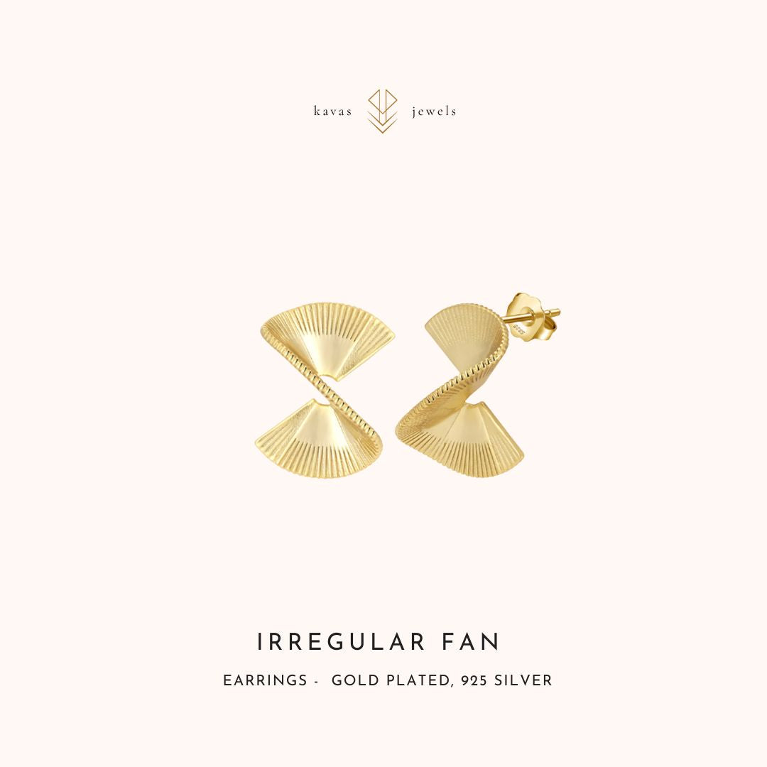 Irregular Fan Earrings