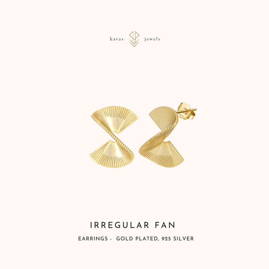 Irregular Fan Earrings