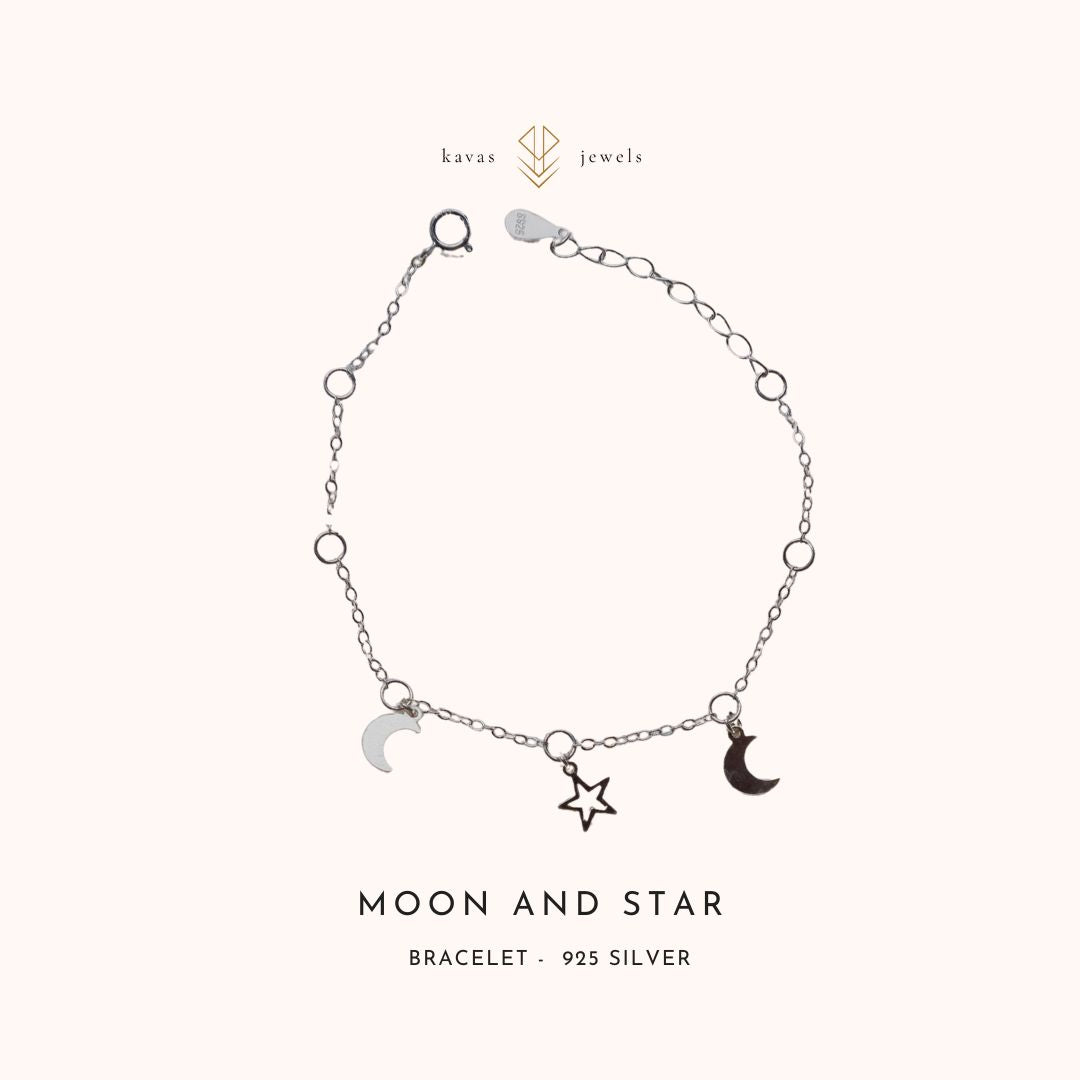 Moon & Star Bracelet