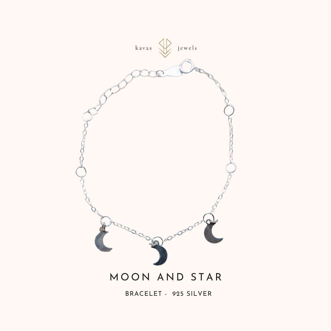 Moon & Star Bracelet