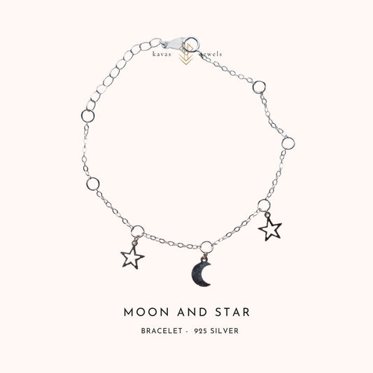 Moon & Star Bracelet