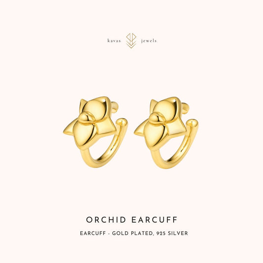 Orchid Ear Cuff
