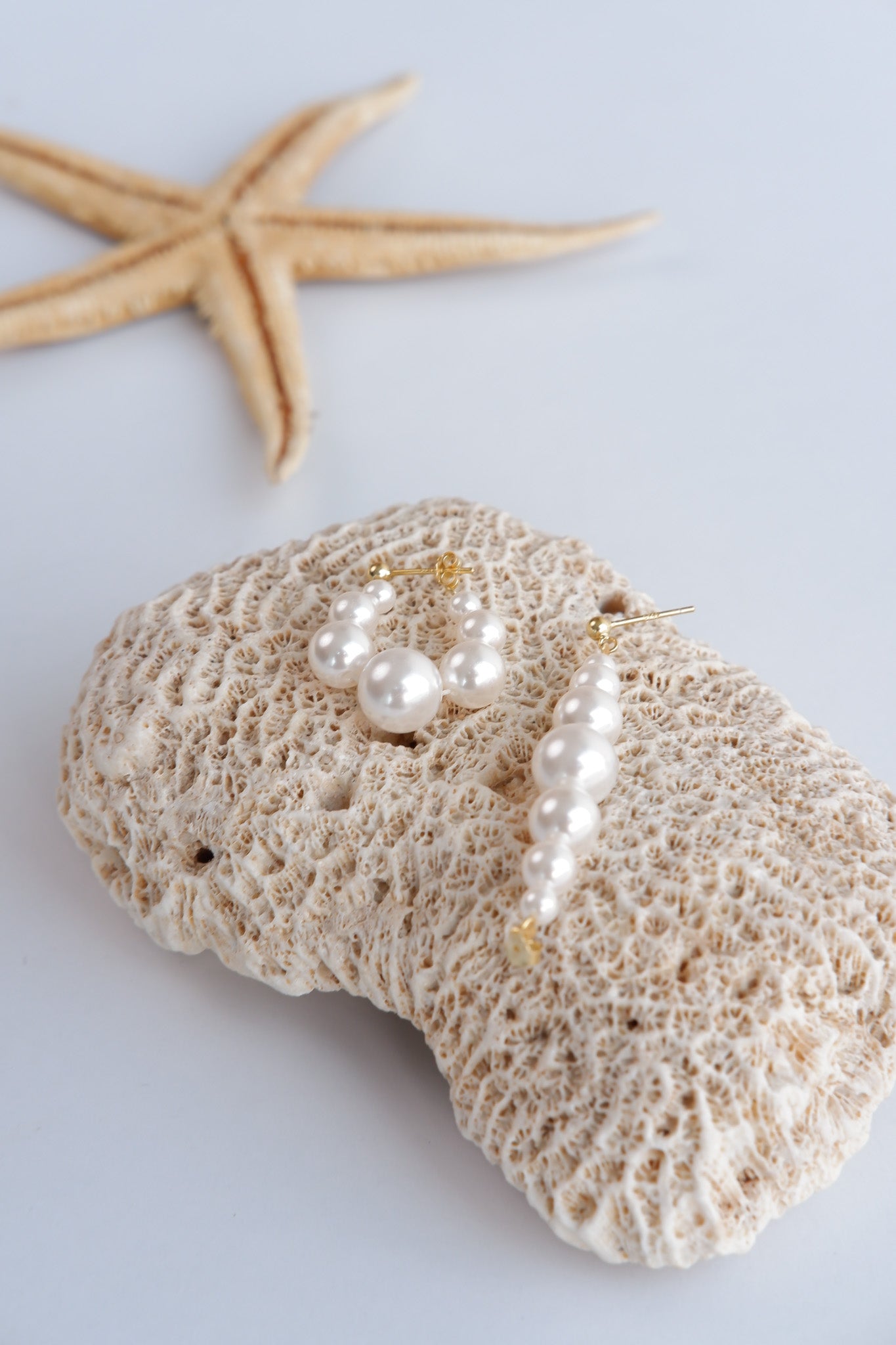 Pearl Hoop Earrings