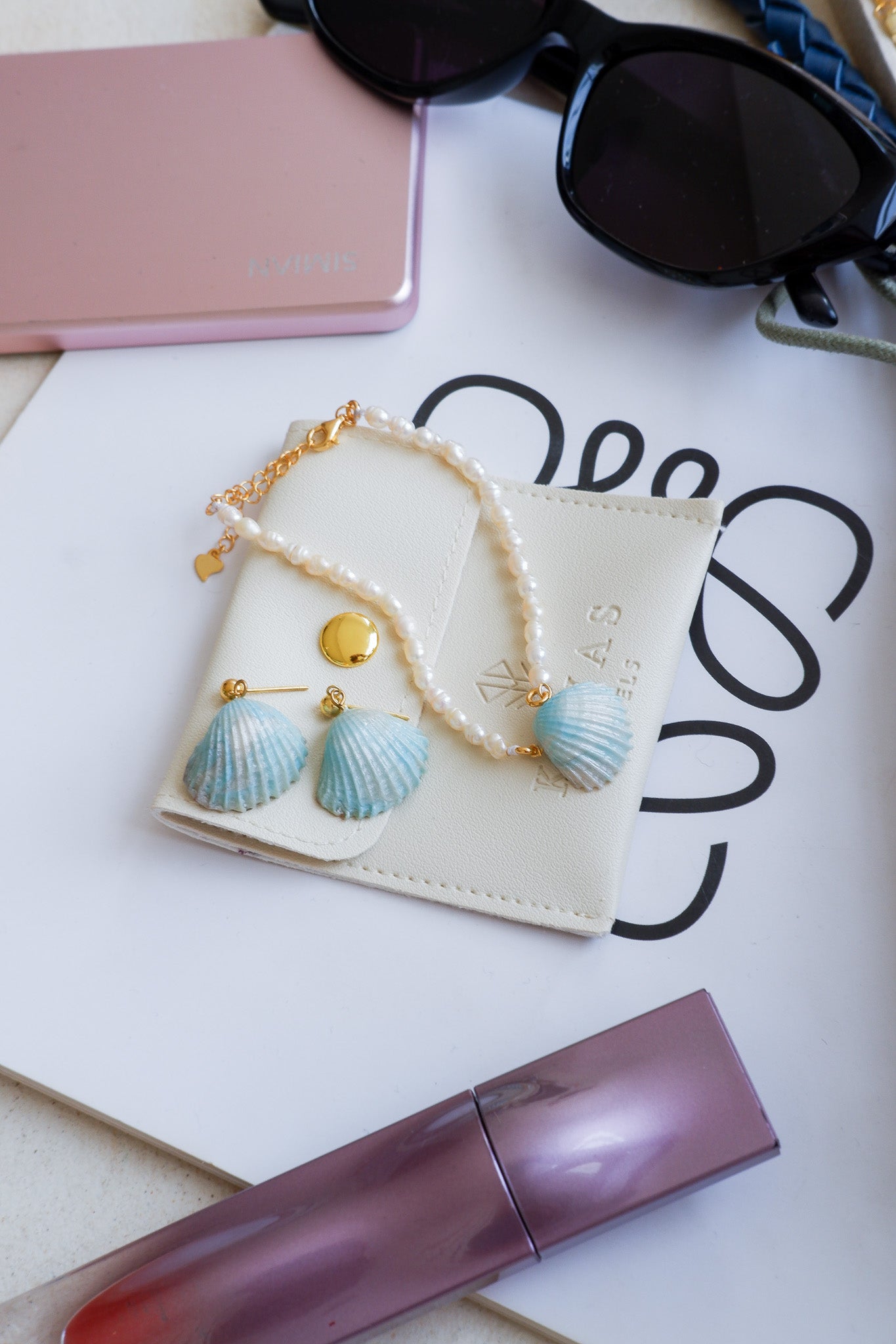 Perfect Imperfection Shell A Earrings