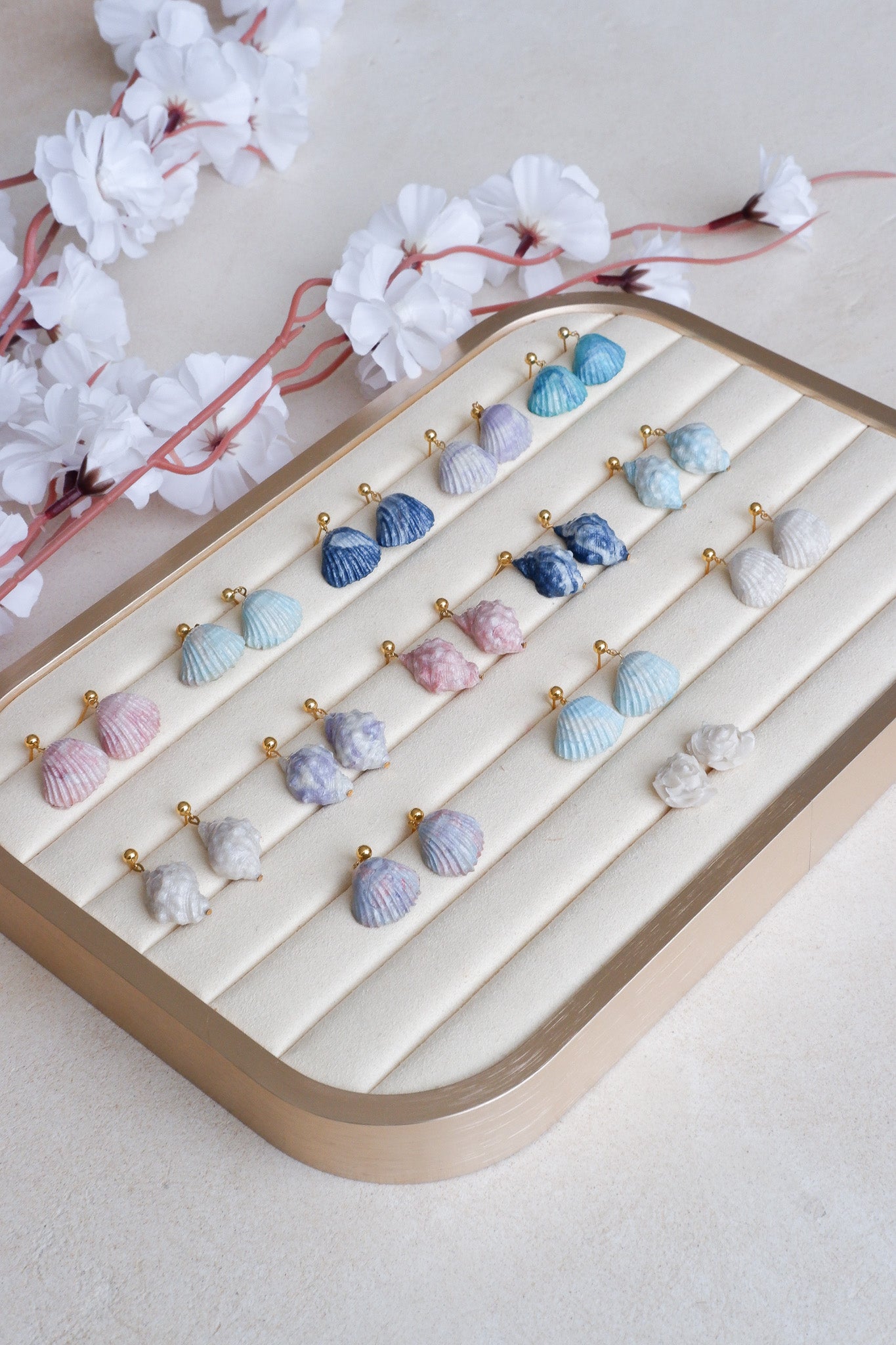 Perfect Imperfection Shell A Earrings