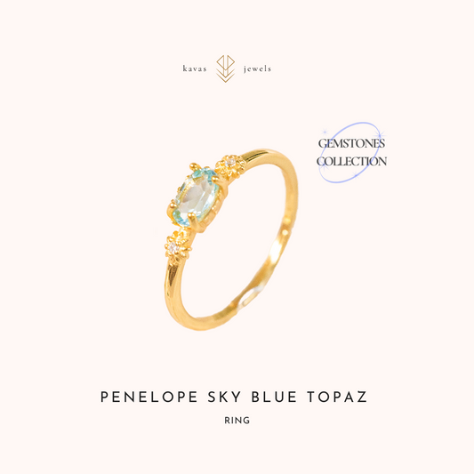 Penelope Sky Blue Topaz Ring